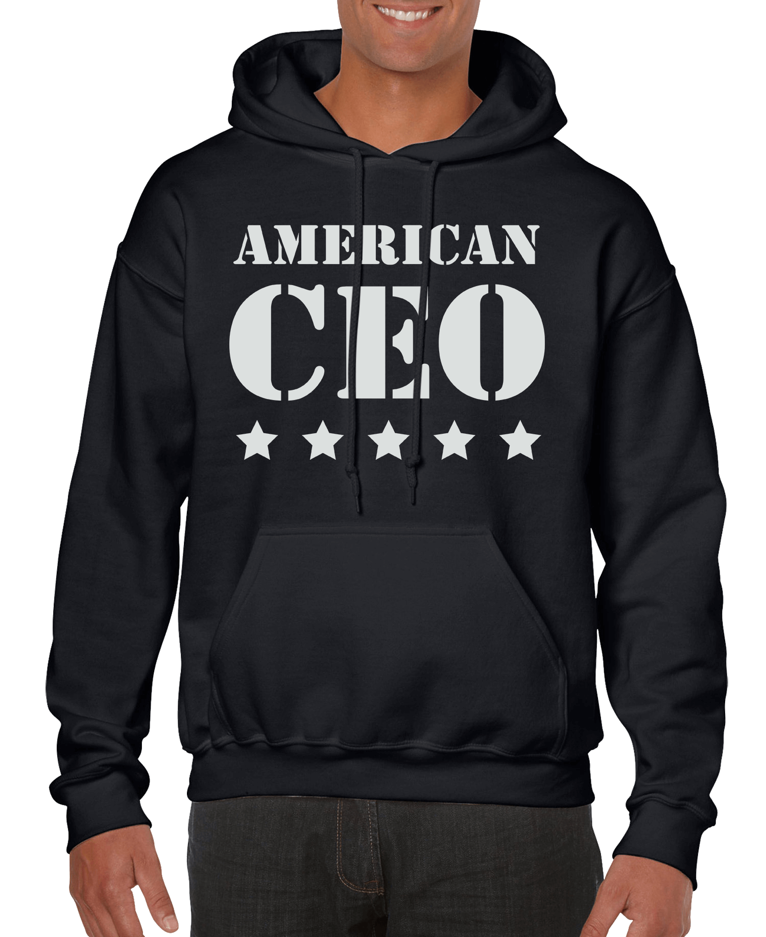 Five Star American CEO Men’s Hoodie