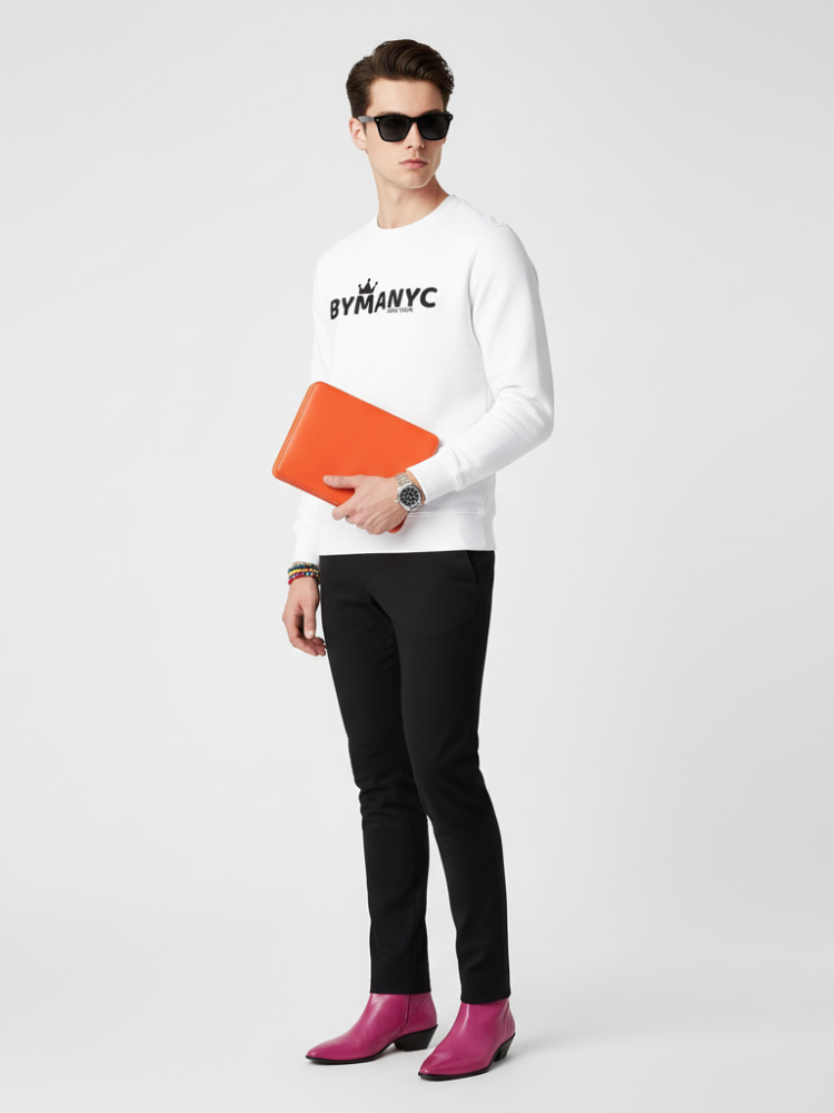 Organic Sweatshirt LOVE MANHATTAN – BYMANYC ® New York | Eco Urban Style