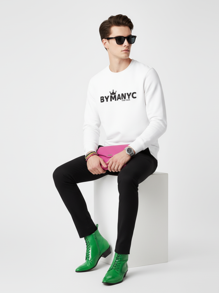 Organic Sweatshirt LOVE MANHATTAN – BYMANYC ® New York | Eco Urban Style